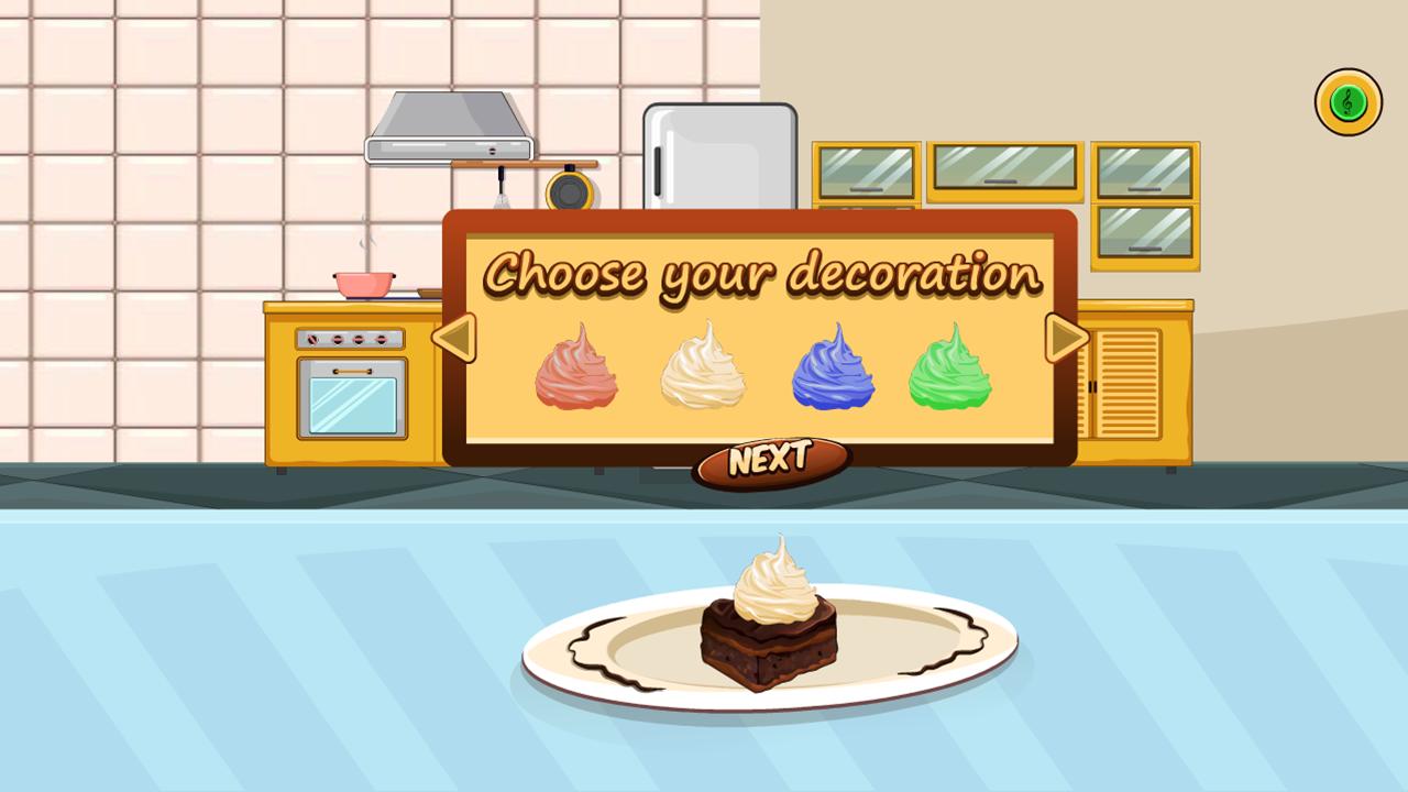 brownies cooking