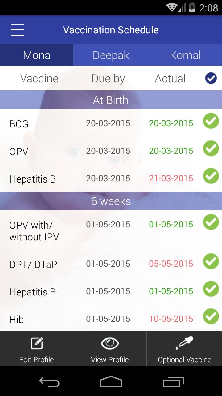 My Vaccinations
