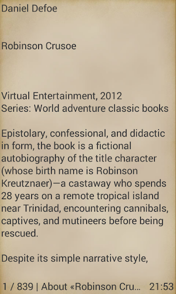 Robinson Crusoe