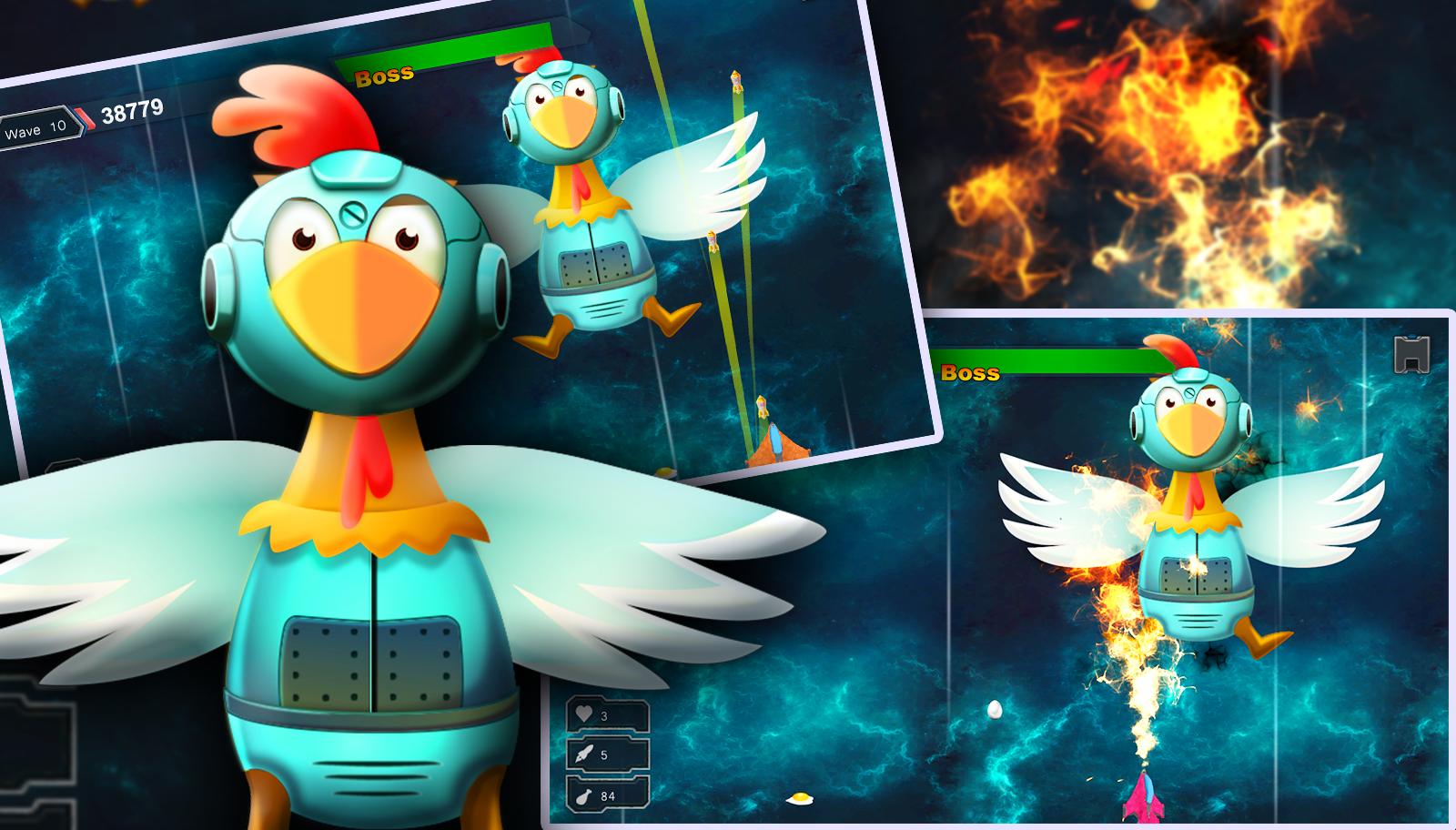Chicken Shot - Space Warrior