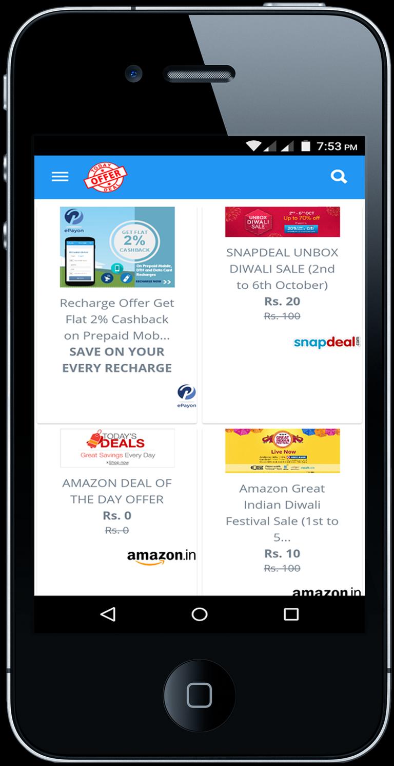 Today Offer Deal & Recharge