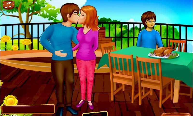 First Romantic Kiss