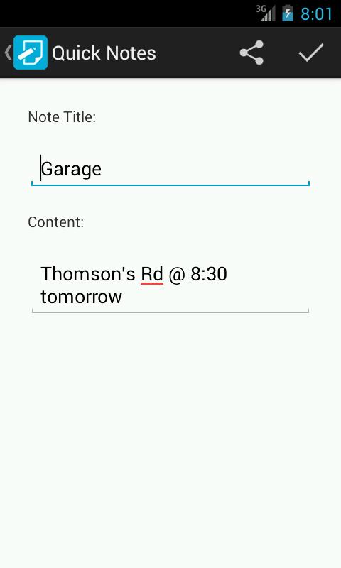 Quickest Notes