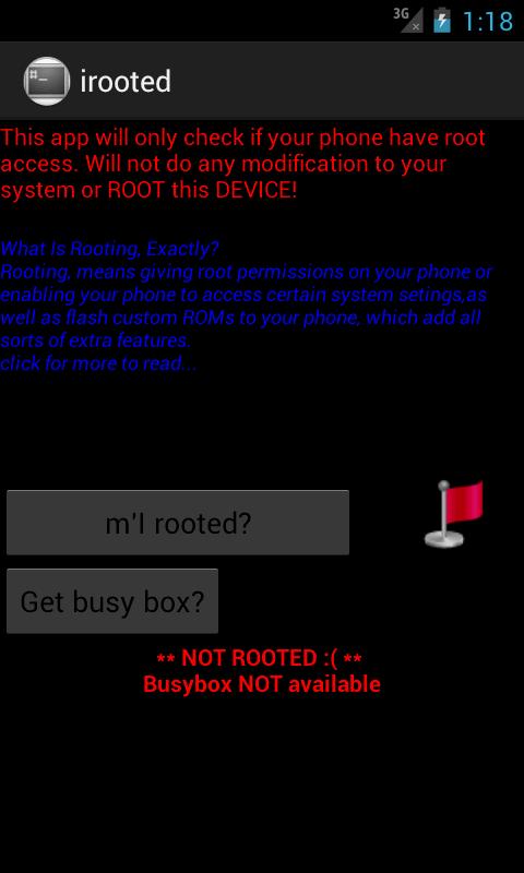 I rooted?