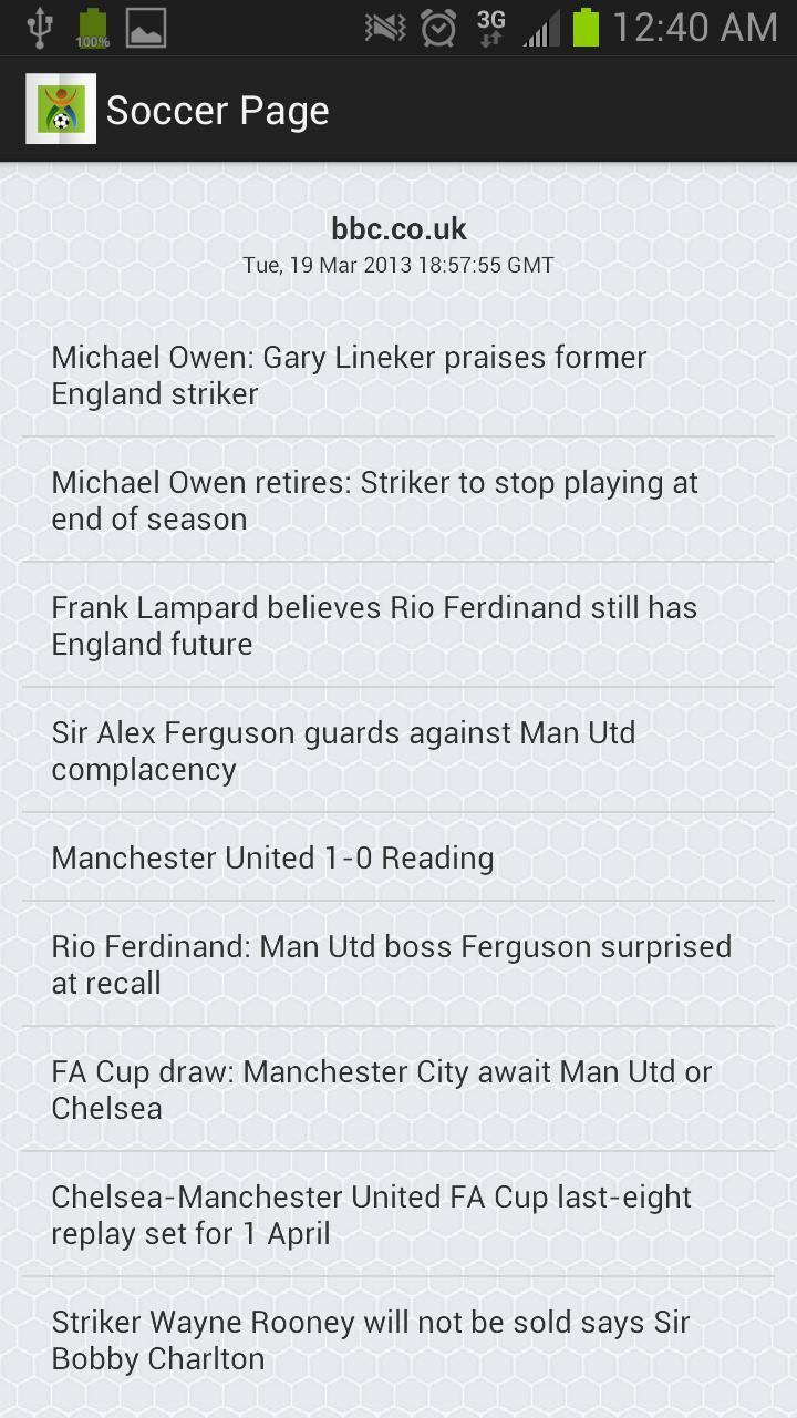 Football Page