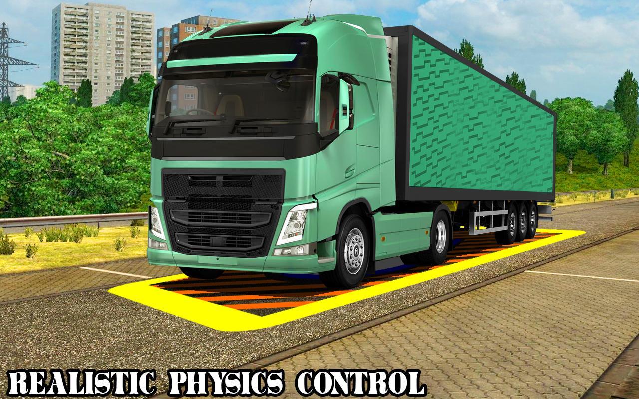 Speed Parking Truck Simulator :Truck Driving 2018