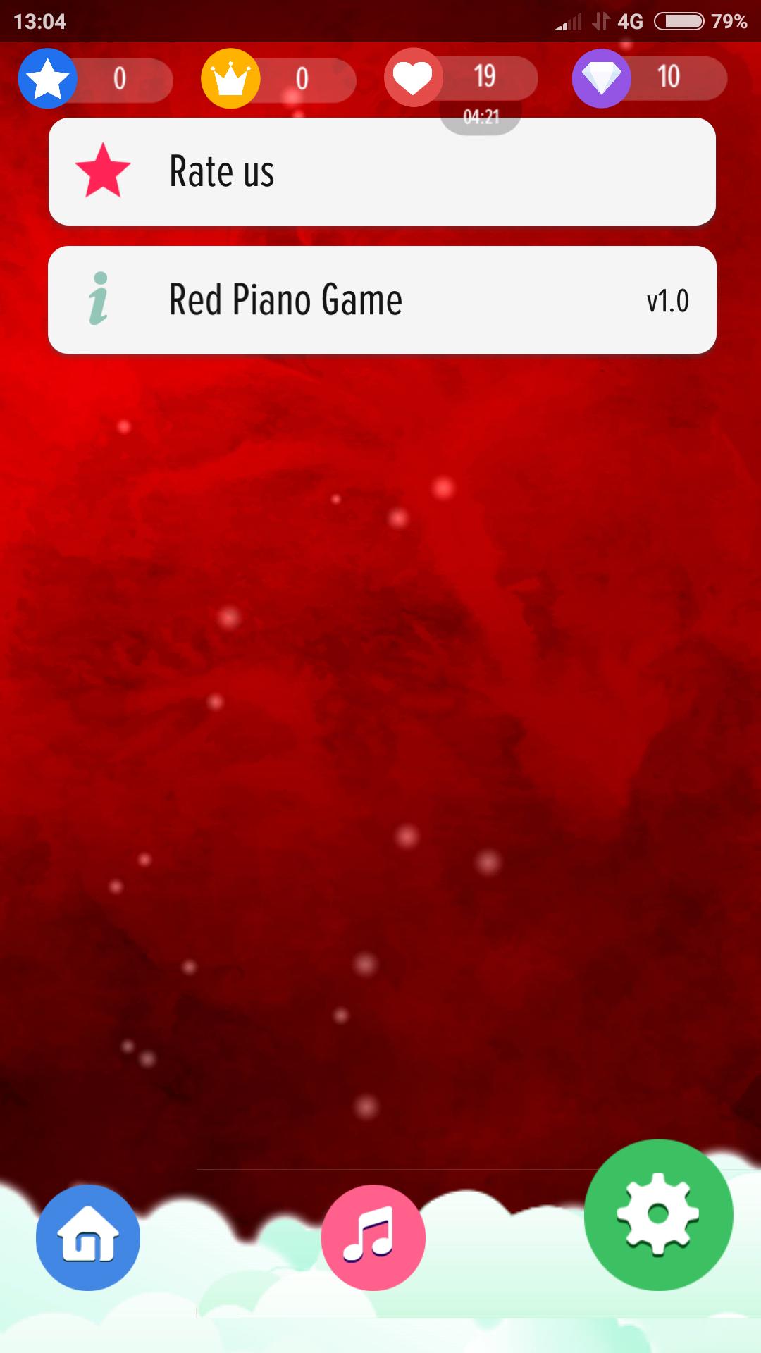 Red Piano Game