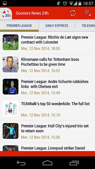 24h News for Arsenal