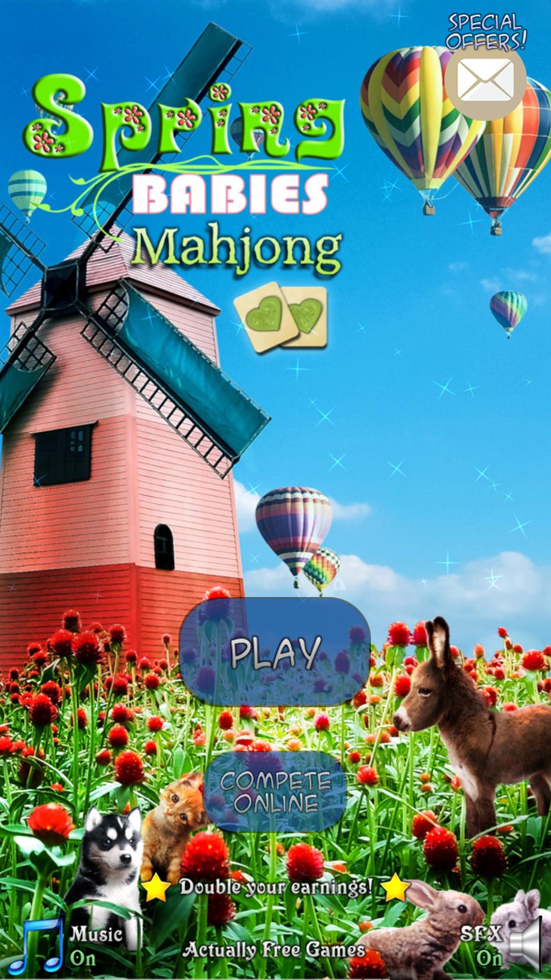 Hidden Mahjong: Spring Babies