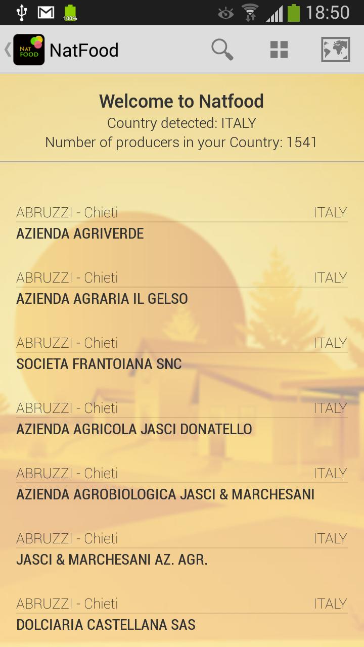 Organic Food Finder