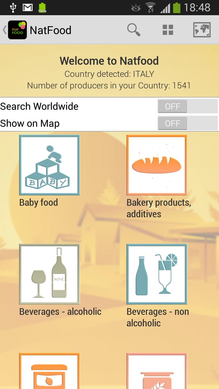Organic Food Finder