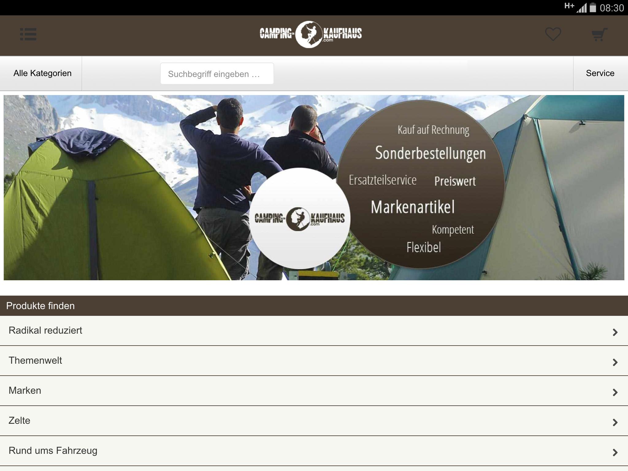 Camping Kaufhaus
