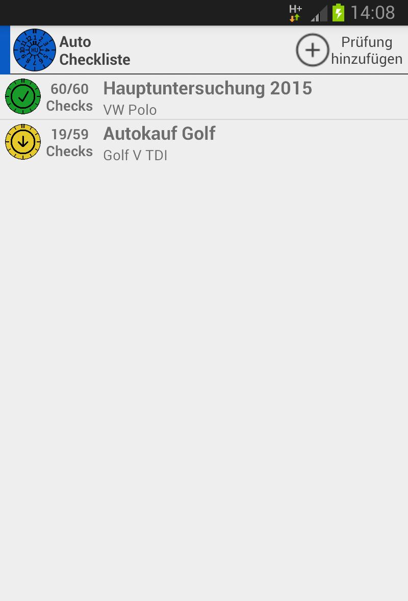 Auto Checkliste